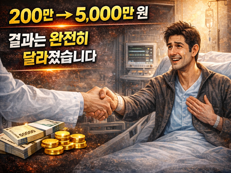 보험금 분쟁 성공 사례 환자 회복 이미지
