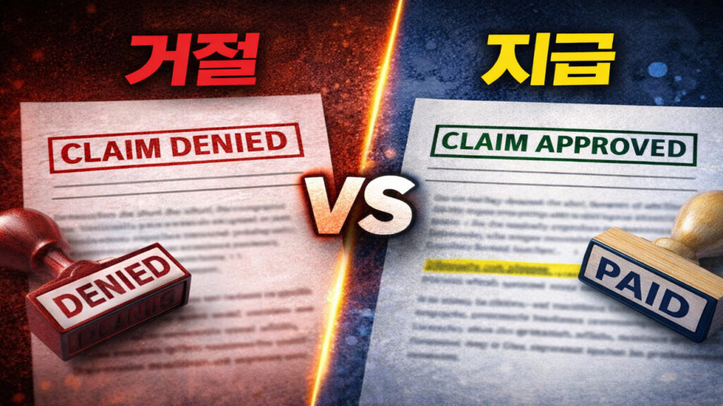 보험금은 같은 진단이어도 결과가 완전히 달라질 수 있습니다