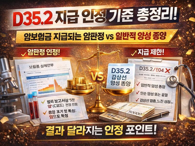 인정 기준 – 핵심은 결국 3가지